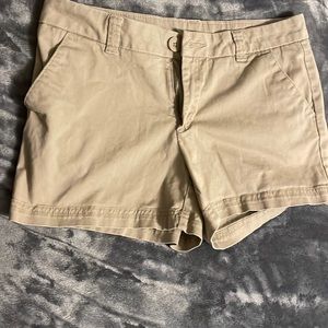 Ladies khaki shorts